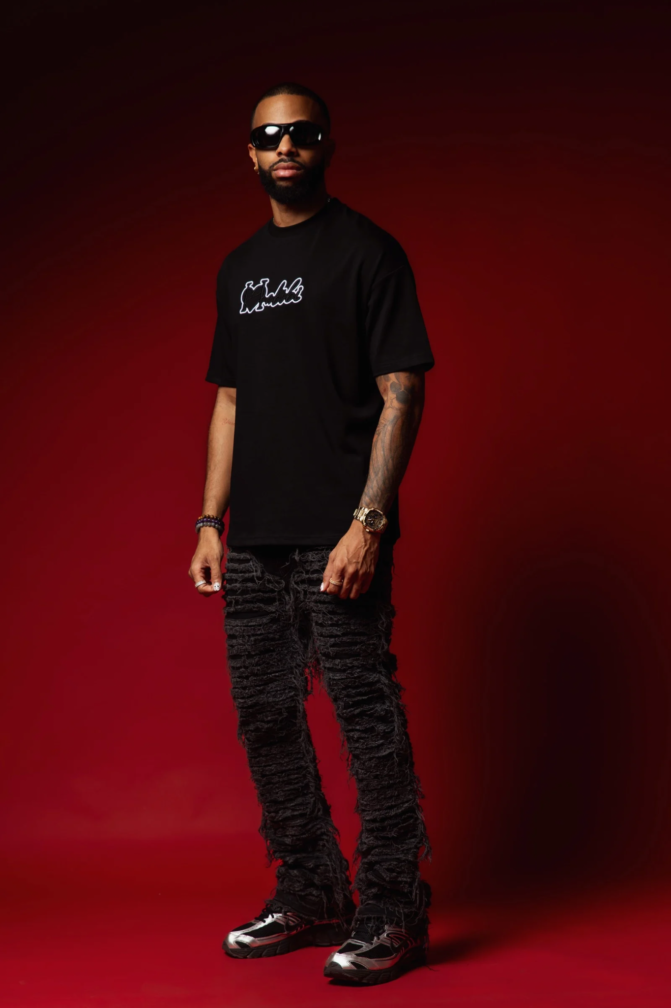 habibi double embroidery