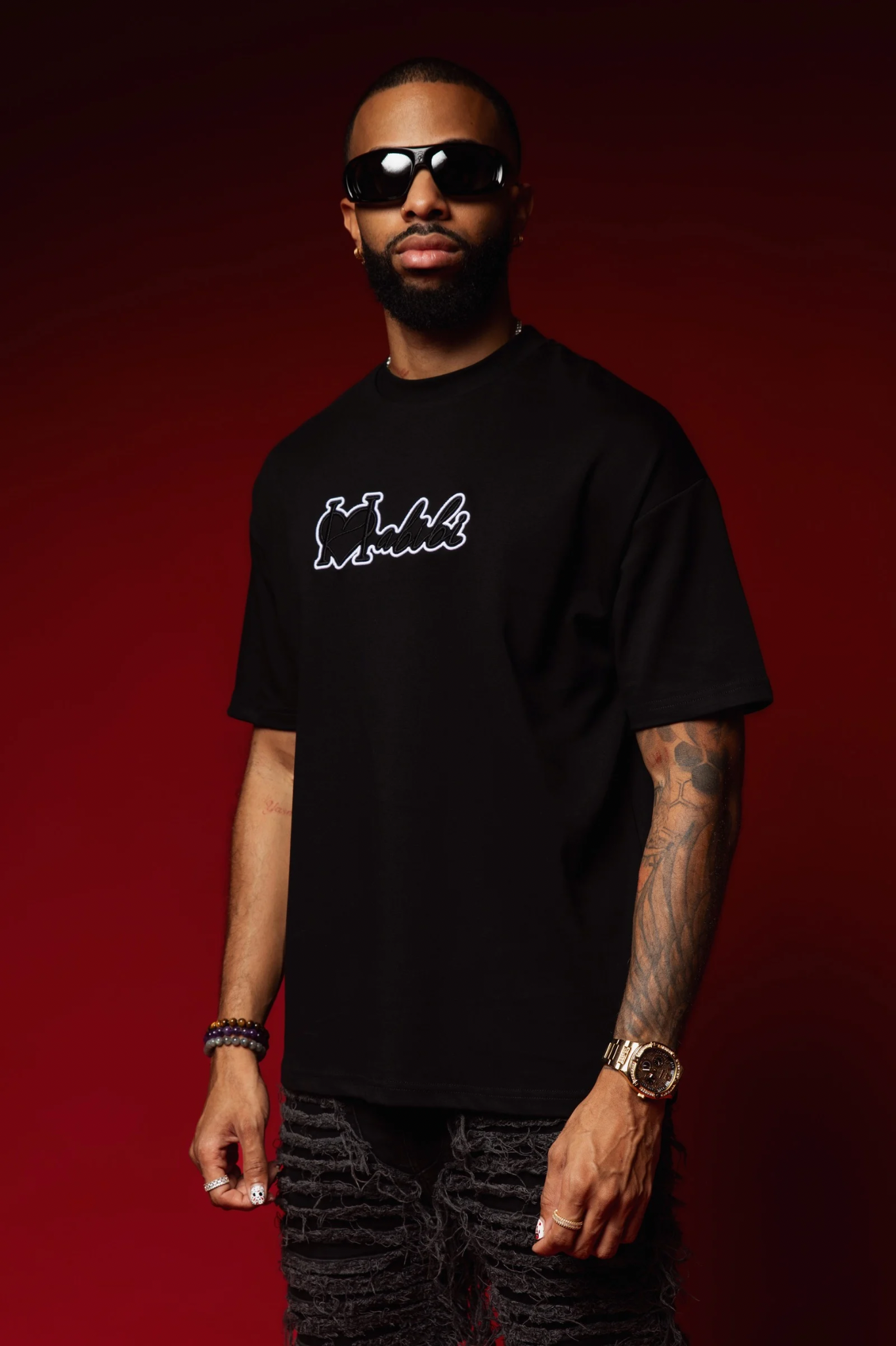 habibi double embroidery